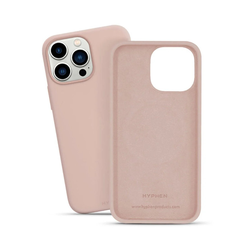 Hyphen Tint Silicone MagSafe Case for iPhone 14 Pro - Sand Pink - حامي هاتف